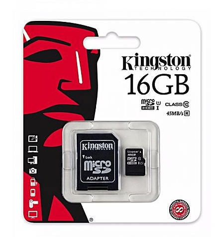 Kingston Memory Card 16GB Class 10