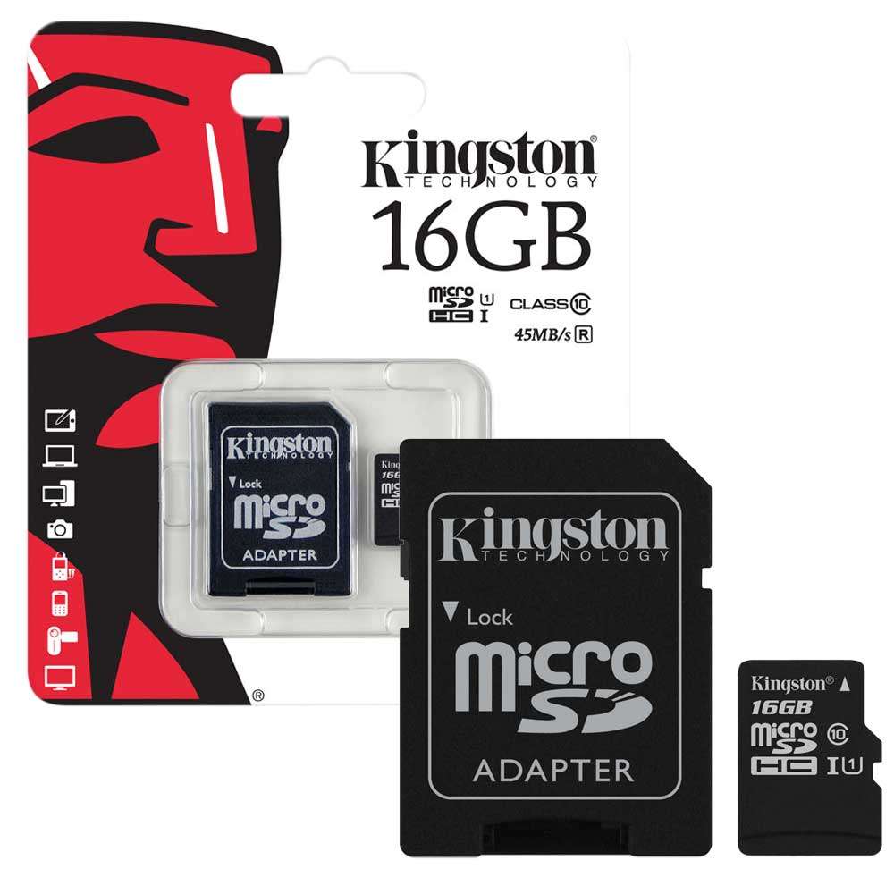 Kingston Memory Card 16GB Class 10