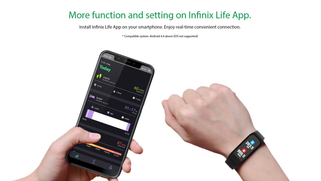infinix smart bracelet