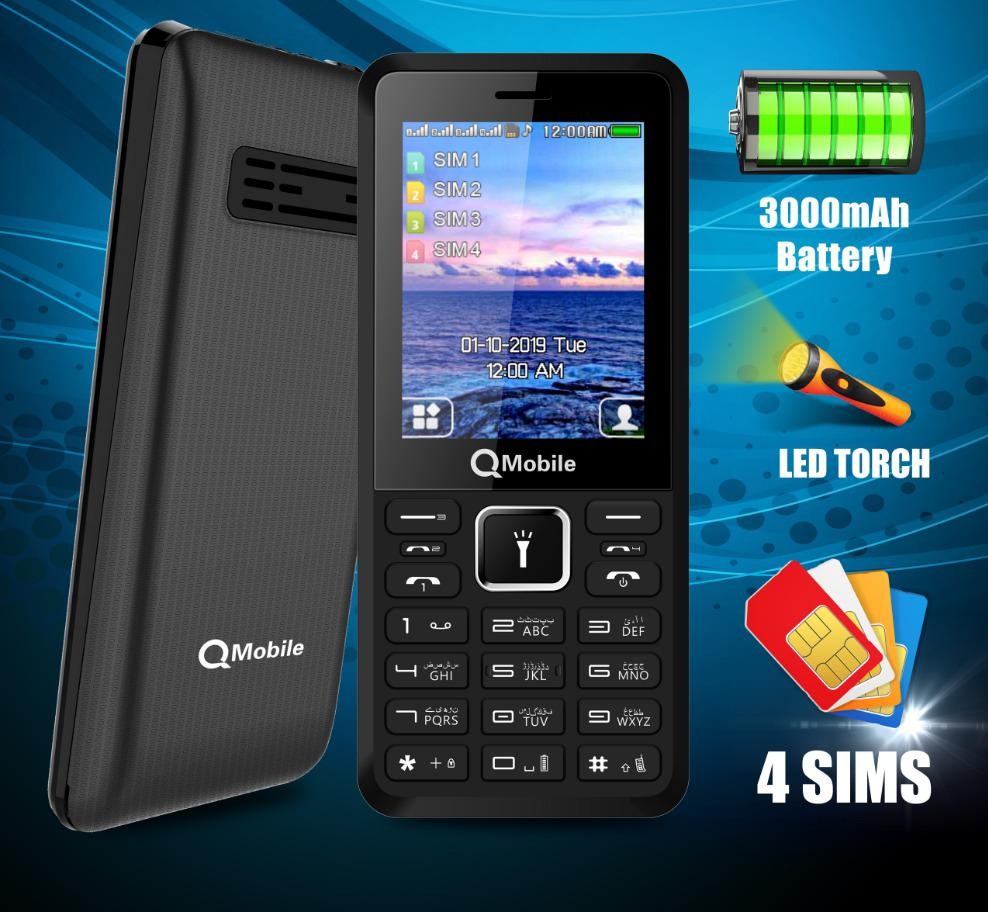 Q Mobile F6 Lite 4 Sim Phone Pakmobizone Buy Mobile Phones