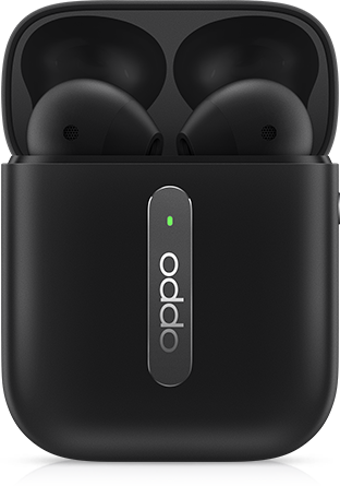 OPPO Enco Free true wireless headphones  (Black )