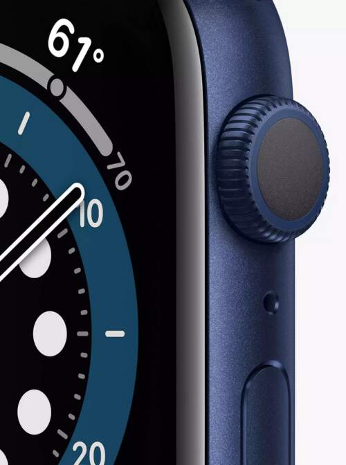 apple series 6 blue