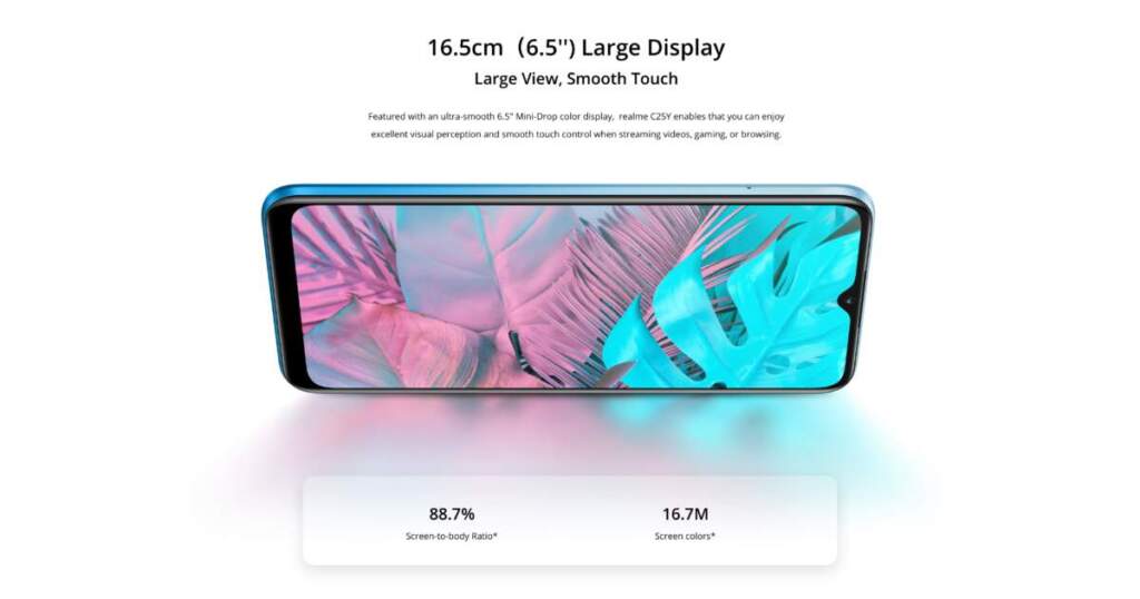 Realme C25Y (Metal Gray 64GB + 4GB) PTA Approved