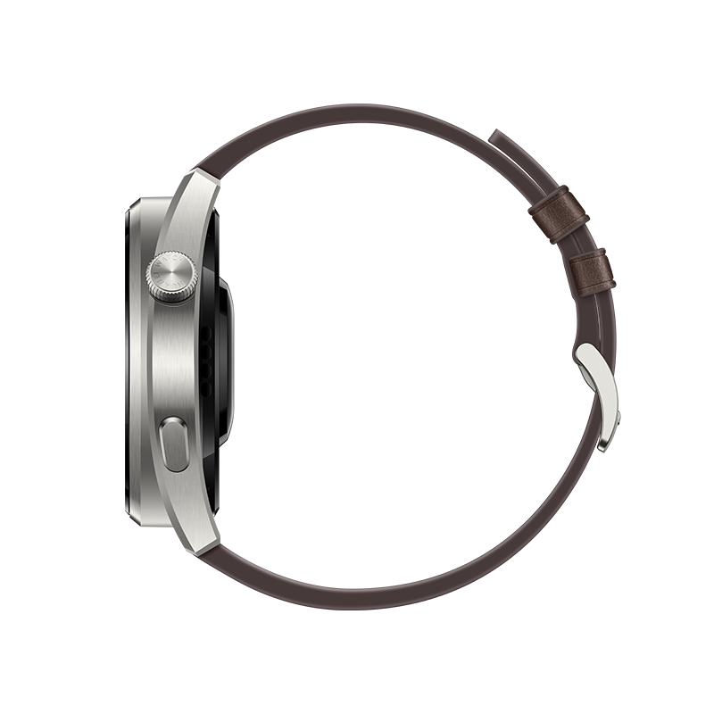 Huawei Watch 3 Pro 48mm (Titanium Grey Brown Leather Strap 16GB + 2GB)