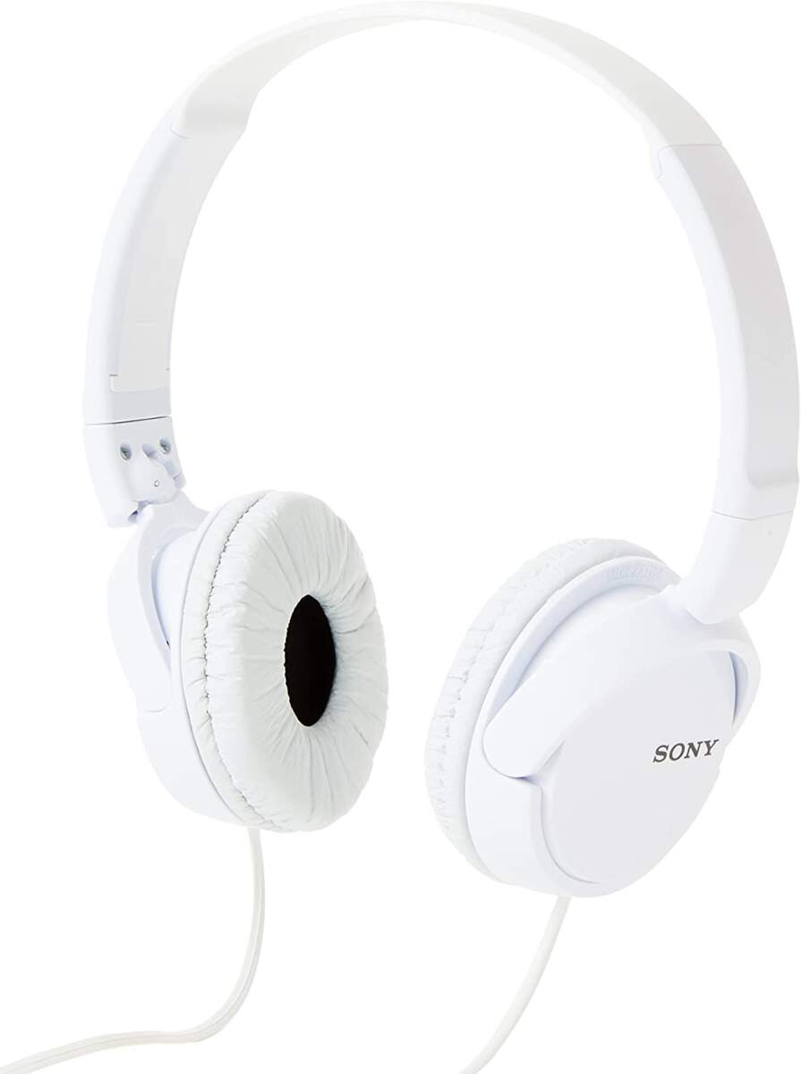 Sony ZX110AP Headphones With Mic (White)