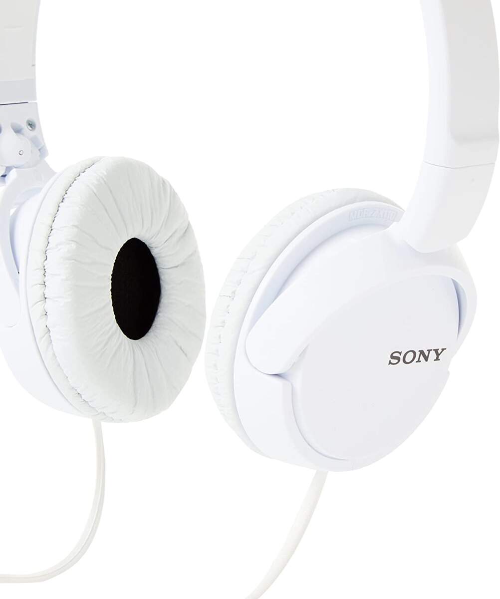 Sony ZX110AP Headphones With Mic (White)