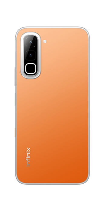 Infinix Hot 70 4G (Thermo Orange 128GB + 6GB) Back Spotlight