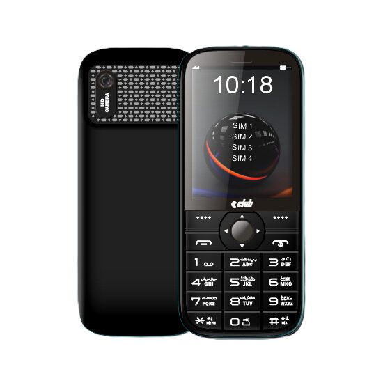 Club Mobile 4 Plus 4 Sim Phone Black
